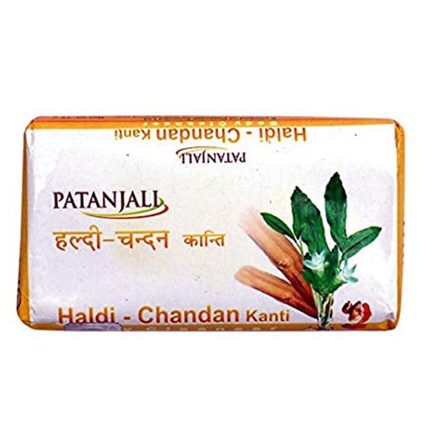 Patanjali Haldi Chandan Kanti Body Soap, 75g