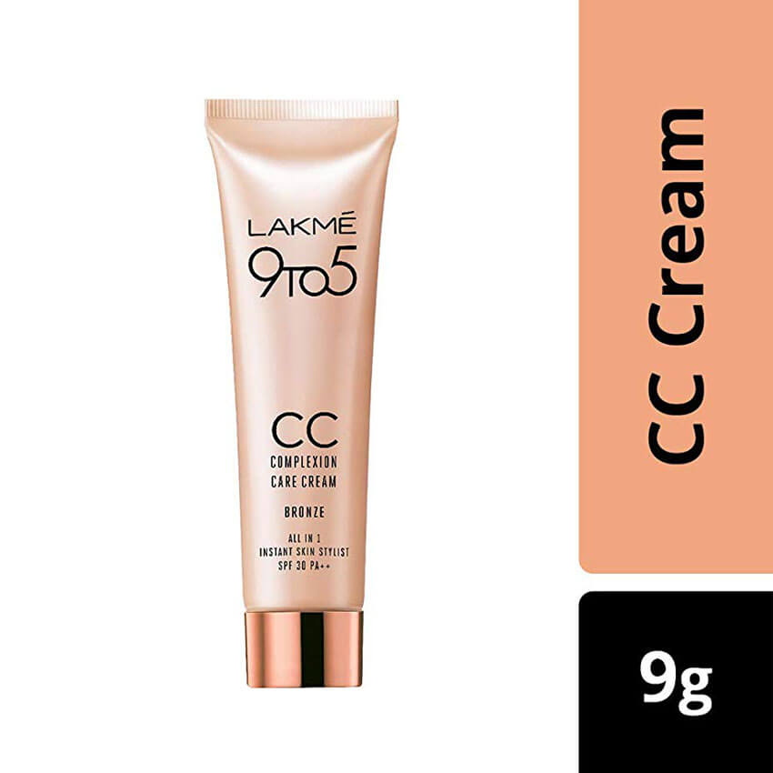 Lakme 9 to 5 CC Complexion Care Cream, 9g, Bronze
