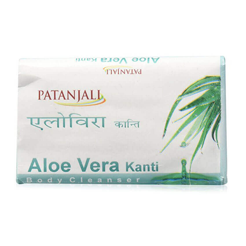 Patanjali Kanti Aloe Vera Body Cleanser Soap, 150g