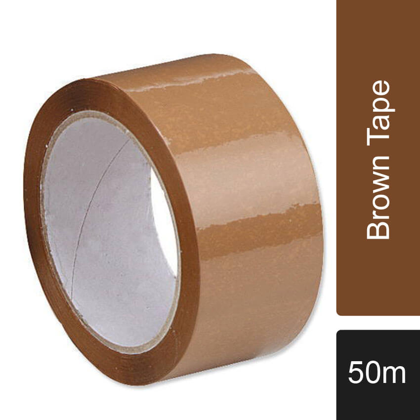 Packing Material : Plain Brown Tape , 2 Inch width, 50m Length, 5 Pieces