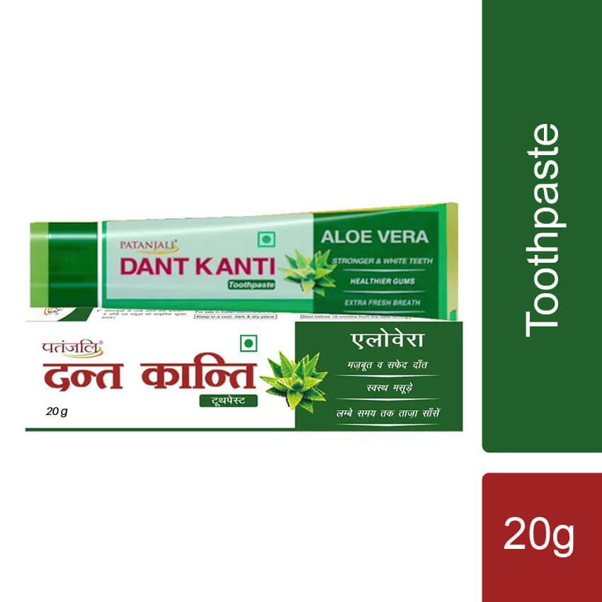 Patanjali Dant Kanti Aloe Vera ToothPaste, 20g