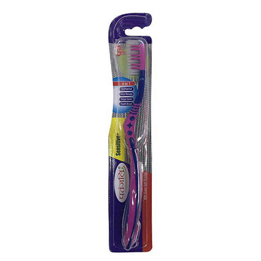 Patanjali Sensitive Plus Toothbrush, 1 Piece